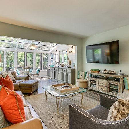Modern Hilton Head Retreat Walk To Beach And Golf! Hilton Head Island Bagian luar foto