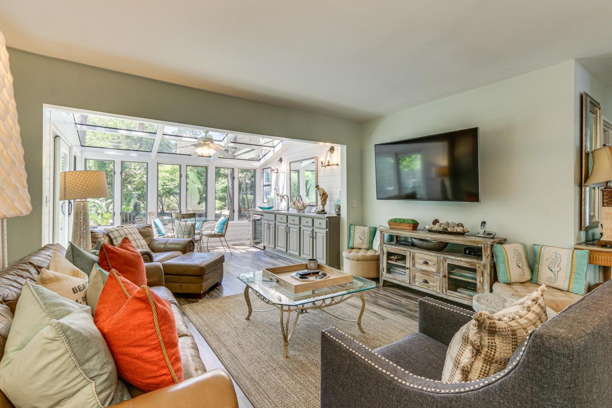 Modern Hilton Head Retreat Walk To Beach And Golf! Hilton Head Island Bagian luar foto